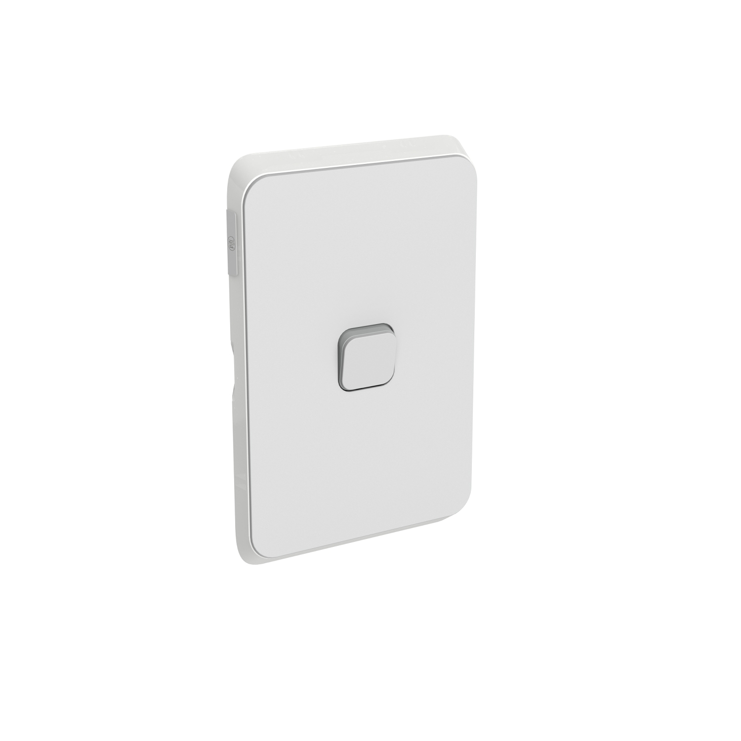 PDL381C-CY - PDL Iconic Cover Plate Switch 1Gang - Cool Grey